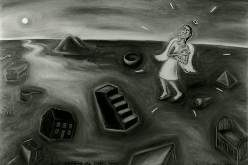 Hyun H. Chang, Angel Watching the Moon Rising, 1997
