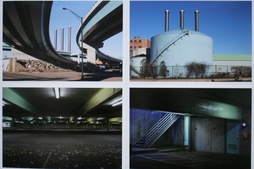 Four architectural photographs of different infrastructure in Providence