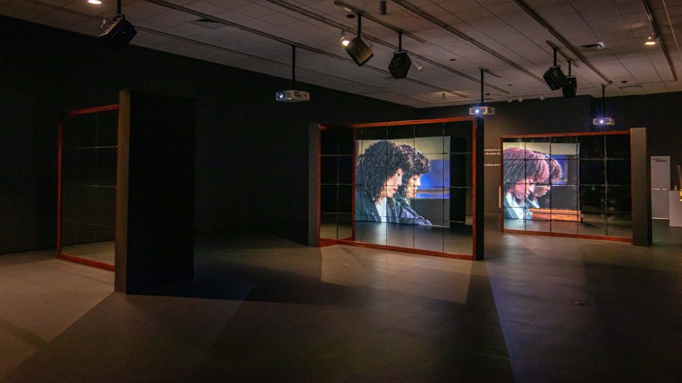Installation view, Elisabeth Subrin: The Listening Takes, David Winton Bell Gallery, Brown Arts Institute, Brown University, February 9 – June 4, 2023. Photo by Mike Cohea.