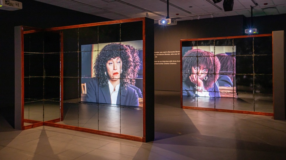 Installation view, Elisabeth Subrin: The Listening Takes, David Winton Bell Gallery, Brown Arts Institute, Brown University, February 9 – June 4, 2023. Photo by Mike Cohea.
